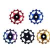 Efficient Bike Jockeys Wheel Aluminum Alloys Noiseless Rear Derailleur Pulley for Rear Derailleur Systems
