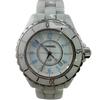 CHANEL Limited to 2000 Blue light Stainless Steel J12 H3826 Watches white Stainless Steel Women Used