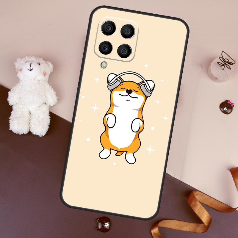 Cartoon Corgi Case For Samsung Galaxy M13 M54 M34 M14 M56 M36 M16 M31 M11 M53 M12 M32 M52 M35 M55 M15 M06