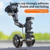 Car Phone Holder with Powerful Suction Cup Silicone Base for Dashboard and Windshield - Universal Navigation Phone Mount