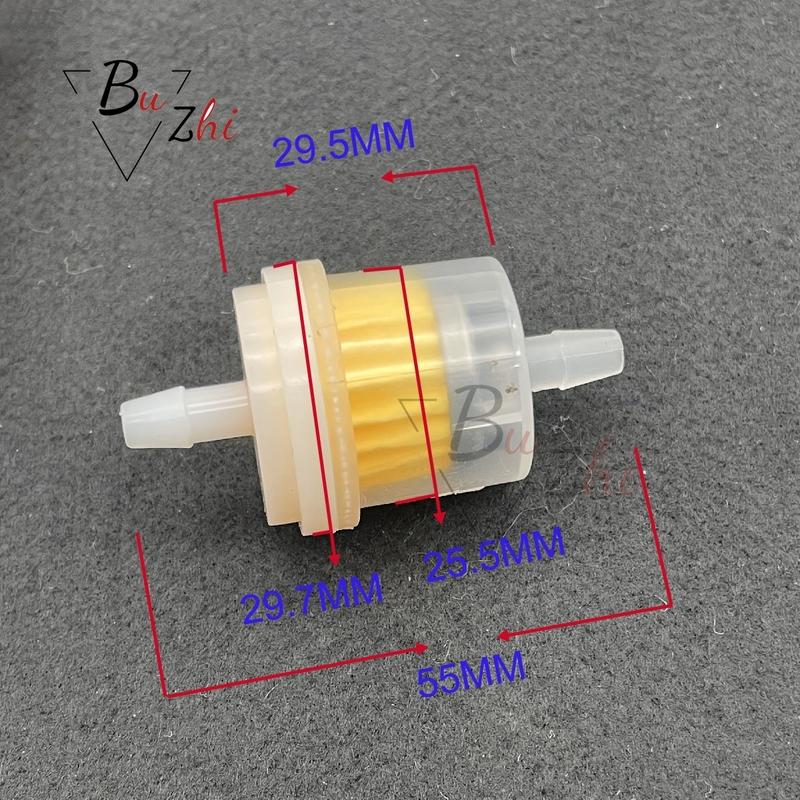 12pcs Universal Gas Fuel Oil Filter For Scooter Motorcycle Moped Scooter Dirt Bike ATV Fuel Filter
