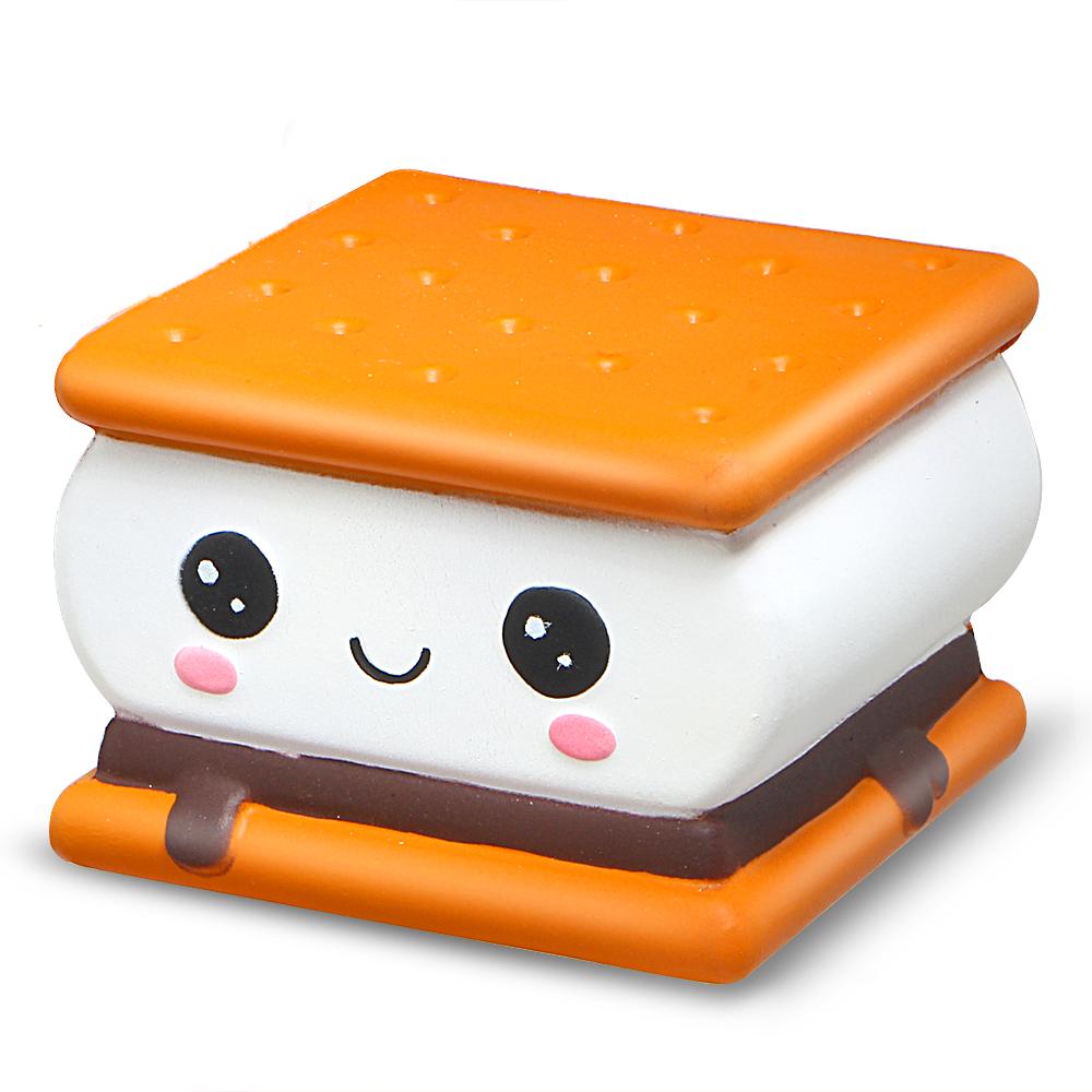 

Chocolate Cake Squishy Slow Rebound Squeeze Toy Soft Cute Waffle Healing Funny Autism Sensory Toys For Kids Cookie