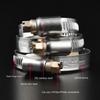 Upgrades Steel Water Pipe Clamp Set Tube Clamps Adjustable Tube Holders 10pcs for Enhances Durability & Leak Protections