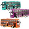 Friction Powered Double Decker Bus Model Light Music Sightseeing Bus Model  Kids Student