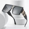 Large Frame Sunglasses, The Same Square Glasses, Personalized Diamond-Encrusted Sunglasses For Women