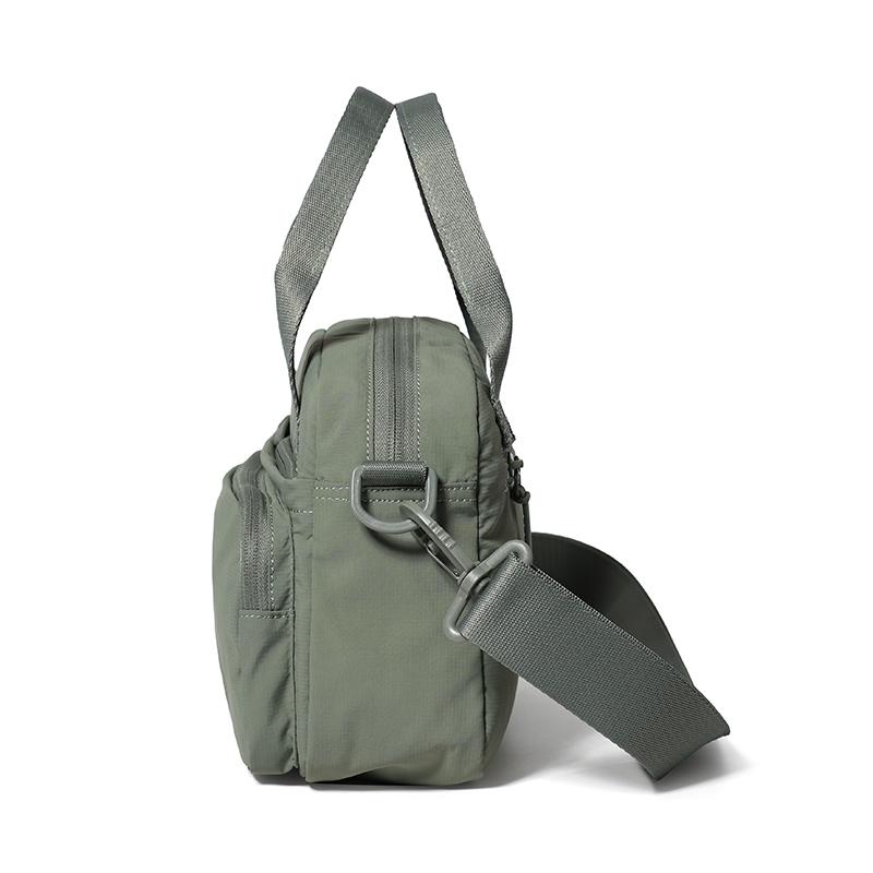 Solid Color Handbag Travel Crossbody Bag Lightweight Water-Repellent Nylon Bag Women's Shoulder Bag