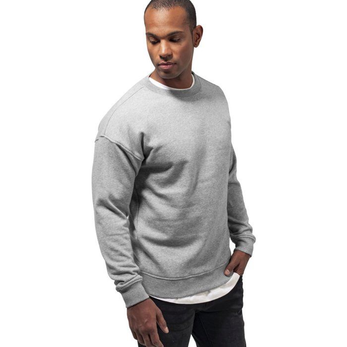 Pullover - URBAN CLASSICS - Camden - Gris - 63% coton - 37% polyester