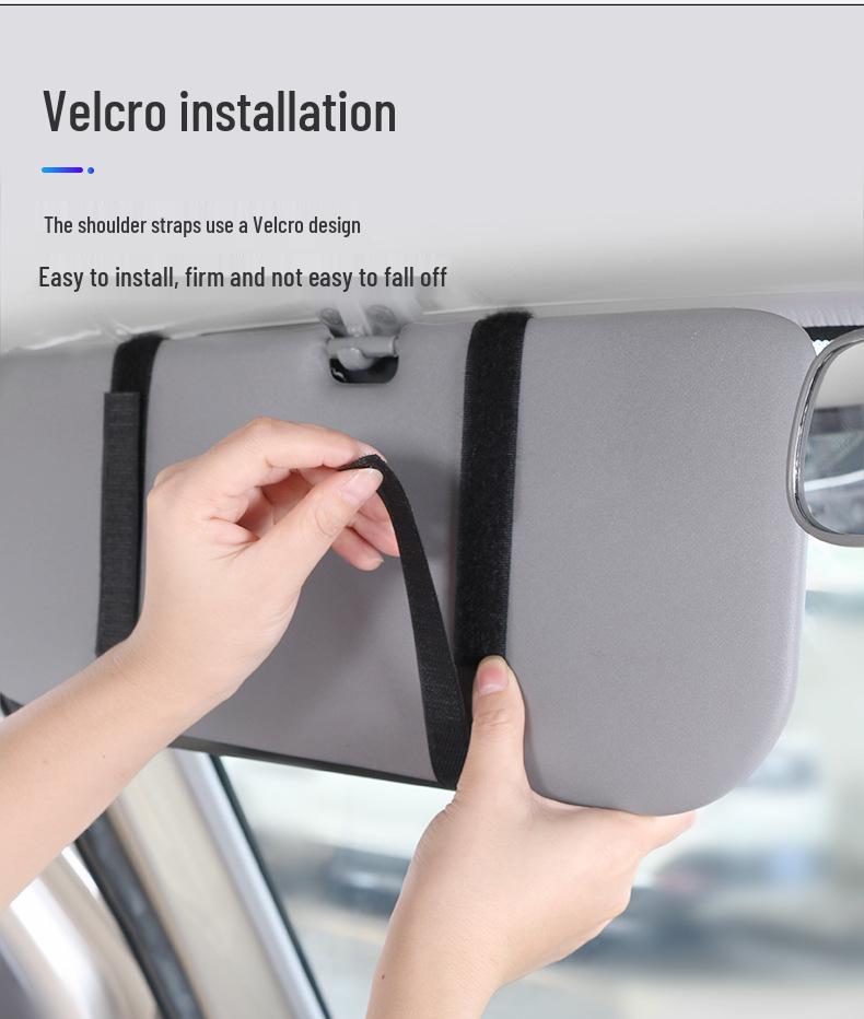 Car Sunshade Glasses, Document & Card Holder Storage Bag