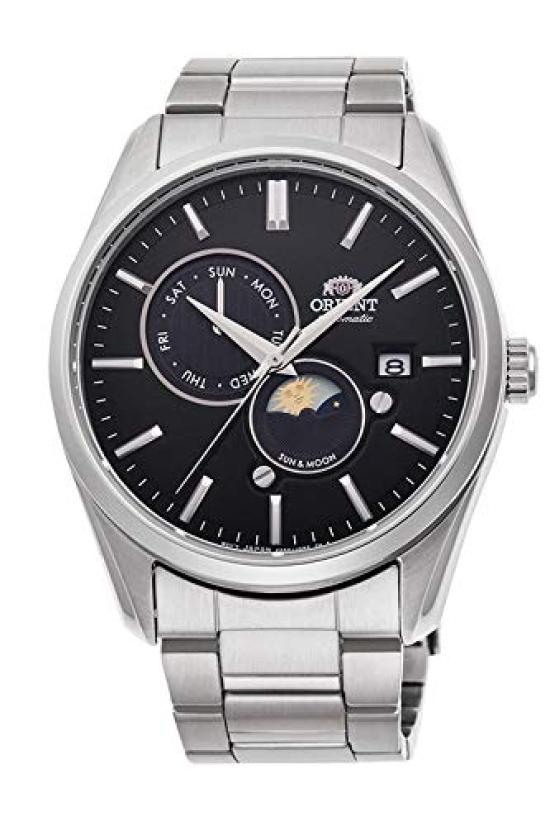 

[Orient] Orient Automatic Watch Sun & Moon Sun and Moon Mechanical Made in Japan Automatic Domestic Manufacturer Warranty Included Contemporary