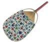Marugame Uchiwa Punkts un rūtiņa Zils punktots Bambusa uchiwa Izgatavots no Kioto vaši Izgatavots Unisex [5 maņas] (Polka raksts) (Plakana vēdekle) Papīrs, Japāna,