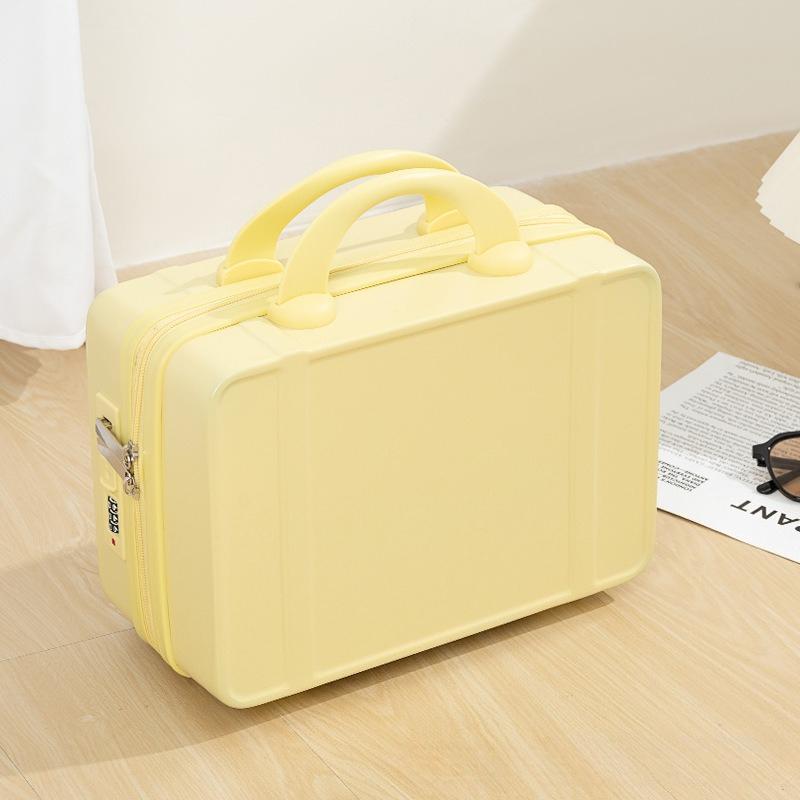 1Pc Small Suitcase, Mini Cosmetic Case, Small Case, Souvenir, Suitcase, Storage Bag, Password Box.