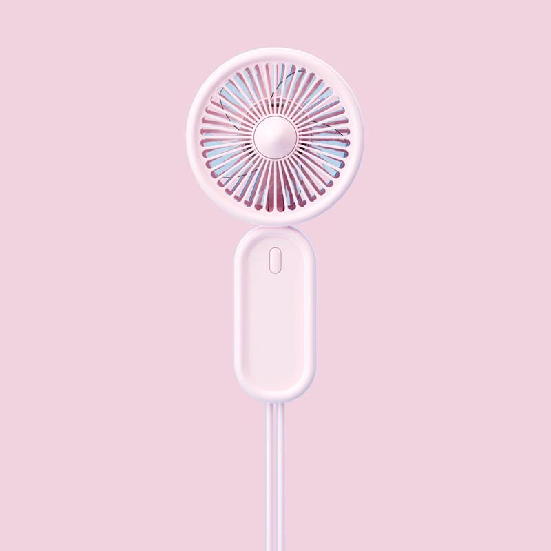 Portable USB Rechargeable Mini Fan with Lanyard