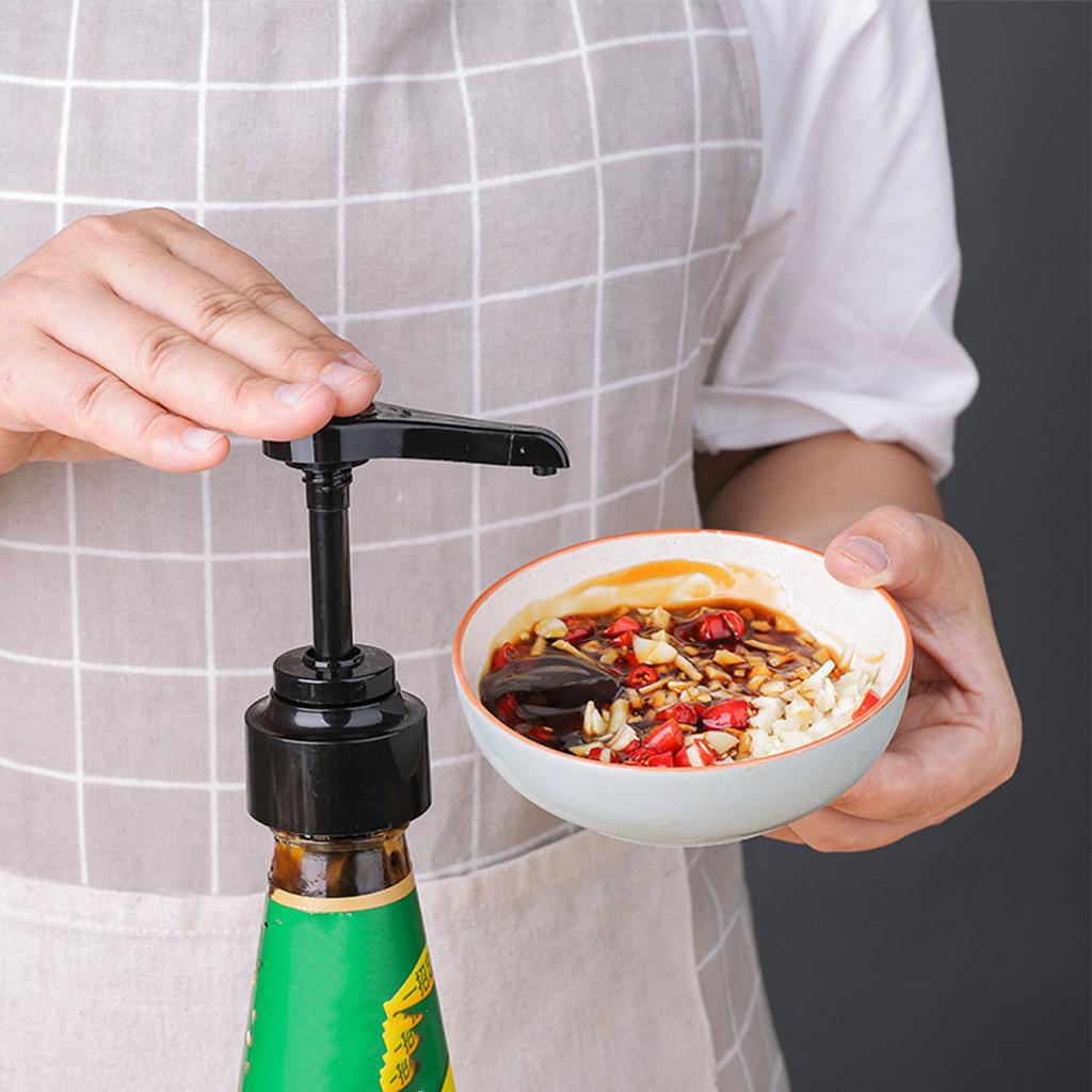 Oyster Sauce Presser Bottle Press Nozzle ABS Accurate Control Pump Hd Home Kitchen Supplies