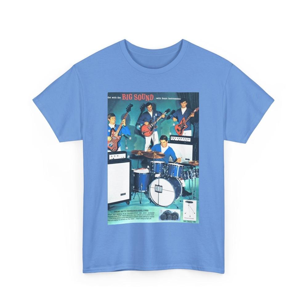 Vintage Garage Band Unisex Heavy Cotton Tee, Sears Electric Guitars Shirt, Retro Unisex T-Shirt S