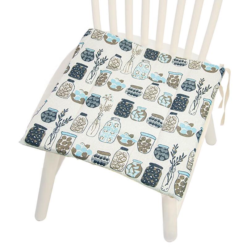 Fumide Printed Square Seat Cushion