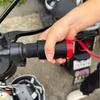 1 para silikonowych osłon kierownicy motocykla, uniwersalne, samorozszerzalne, antypoślizgowe, antywibracyjne, rękawice ochronne na kierownicę moto