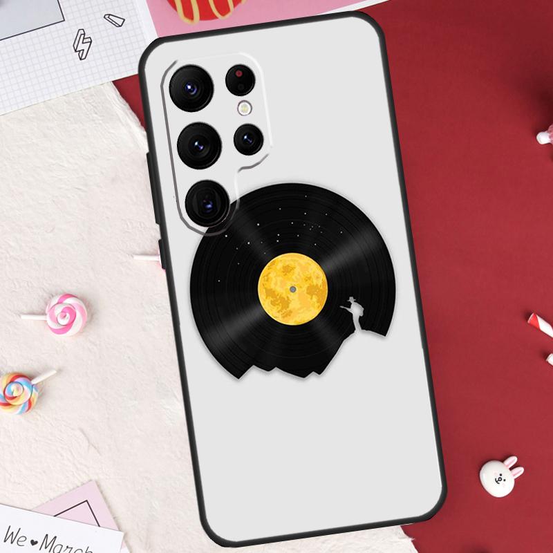 Vinyl DJ Record Art Case For Samsung Galaxy S26 Ultra S20 S21 S22 S23 S24 S25 Ultra S10 Plus S25 FE Cover Shell