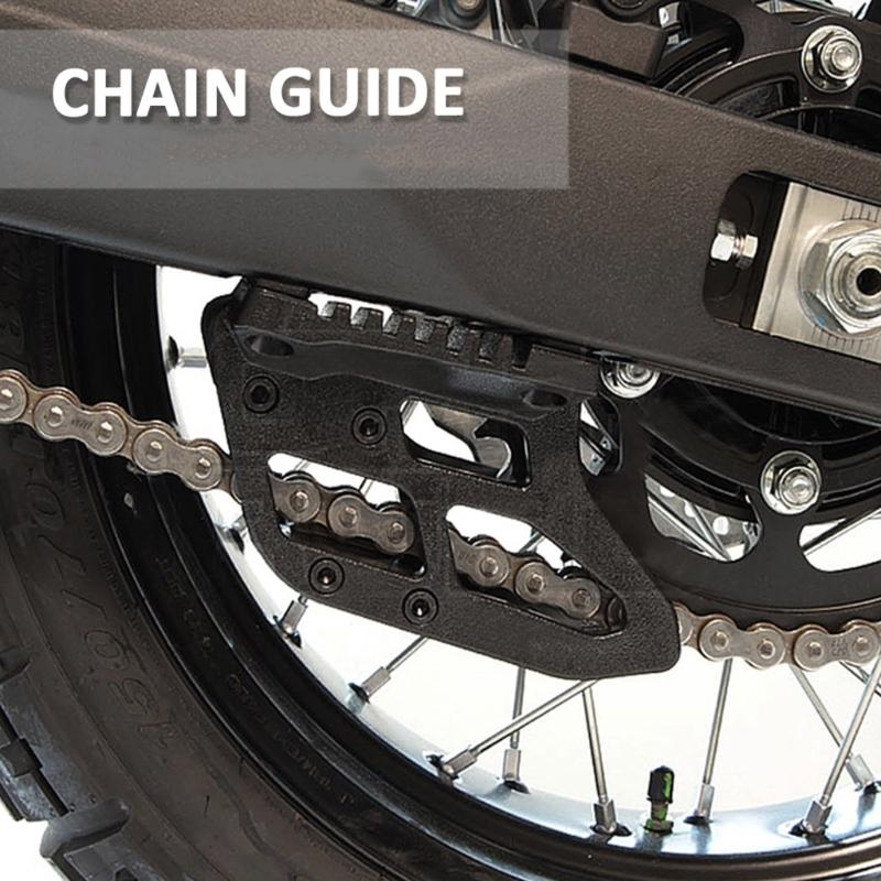 Chain Sprocket Guard Motorcycle Chain Guide Pulley Chains Stabiliser Chain Rings Protection Plate Protective for Tenere