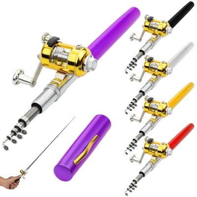 MUQZI Sports Accessory Practical Pen Fishing Rod Reel Long Lasting Robust Non-slip