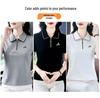 Women's 2026 Stylish Slimming Short-Sleeve Polo Top with Lapel