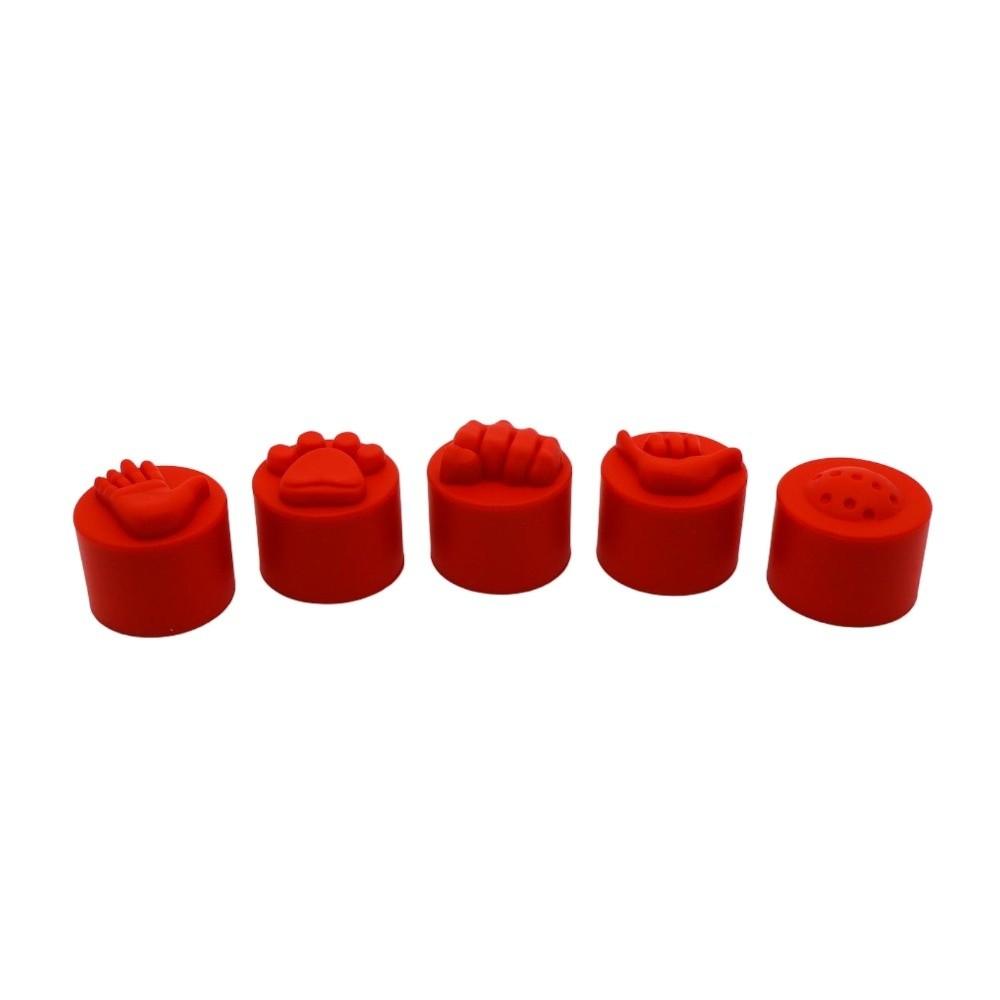 Fun Gesture Design Pickleball Paddle End Caps Reusable Paddle Tap Caps Paddle End Plugs