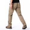 Wiosenne jesienne modne spodnie casualowe dla mężczyzn bawełniane spodnie cargo w jednolitym kolorze z elastyczną talią proste nogawki streetwear męskie spodnie joggers
