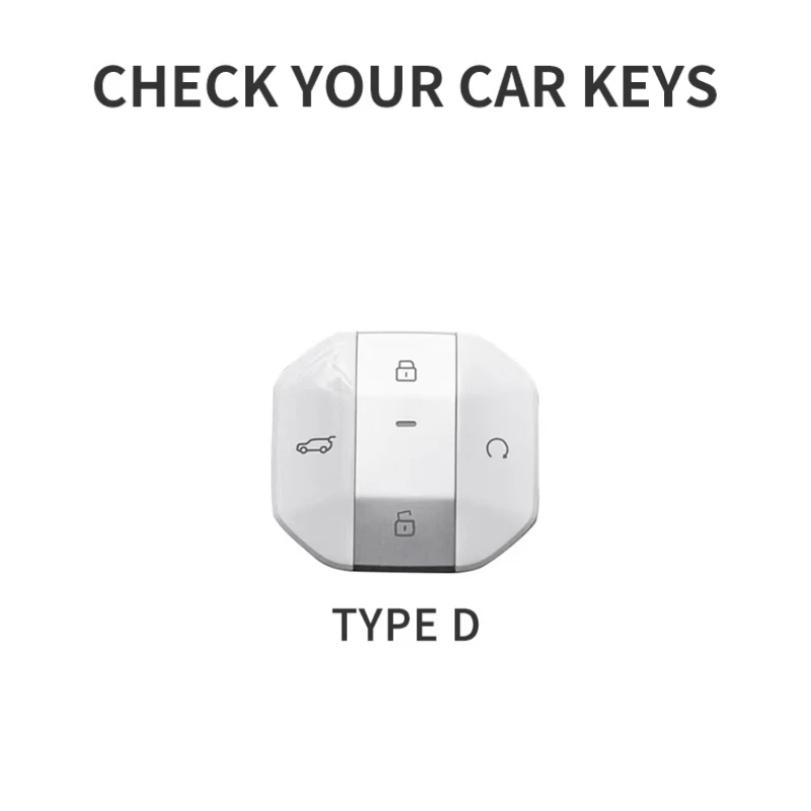 3D Suede Leather Car Remote Key Case For Jetour Freedom T1 Jetour Freedom T2 Traveller Smart Remote Key Shell Accessory