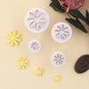 Small Daisy Cookie Mold Plastic Baking Small Cake Mold Fondant Tool Cake Decorating Tools Plum Flower Plunger Fondant Mold