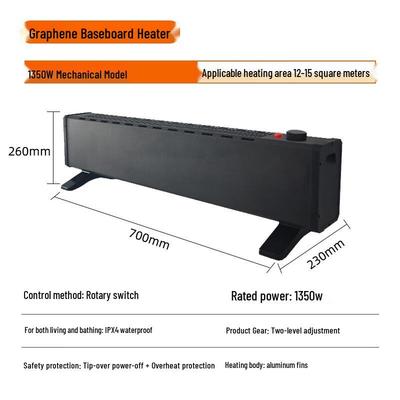Baiqi Graphene Dual-Use Baseboard Heater