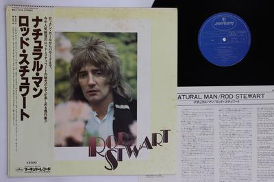 LP Record ROD STEWART  A Natural Man RJ7516 Mercury 1978 Japan Obi Rock Used