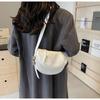 2024 New Spring Women's Saddle Bag Urban Minimalist Pu Shoulder Crossbody Bag Folded Design