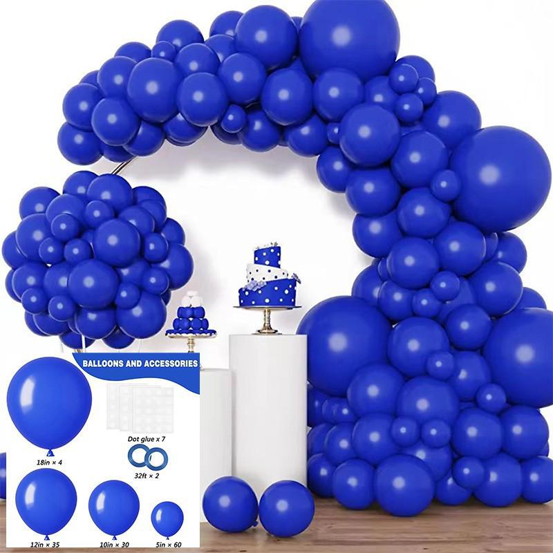 Conjunto de Balões Macarons Matte e Metálicos para Decorações de Festa de Aniversário Multicena