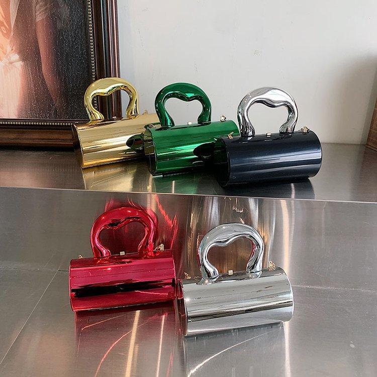 Popular Acrylic Fashion Handbag Bag Women's New Foreign Style Versatile Solid Color Box Bag Fresh and Elegant Messenger Bag