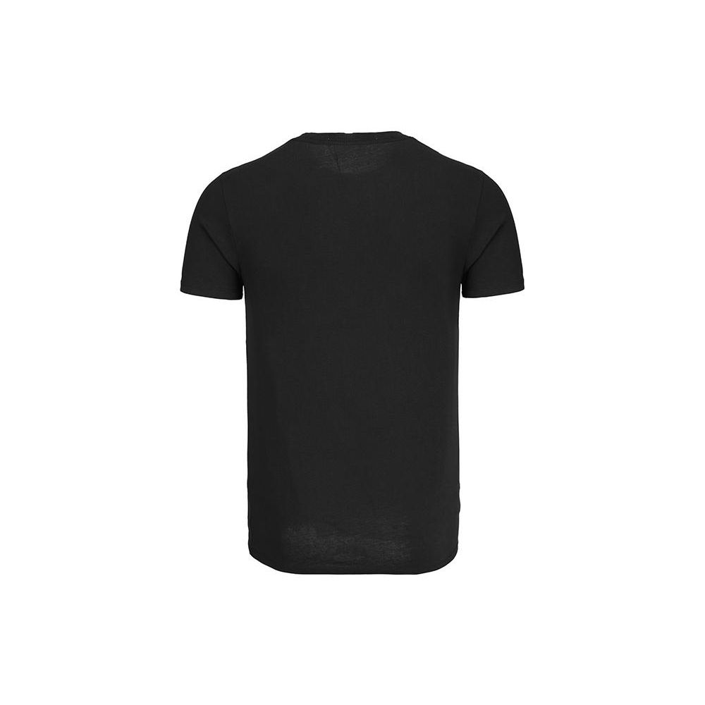 Calvin Klein Gradient Letter Logo Print Crew Neck Short Sleeve T-Shirt Men Tops Black J30J318203-BEH