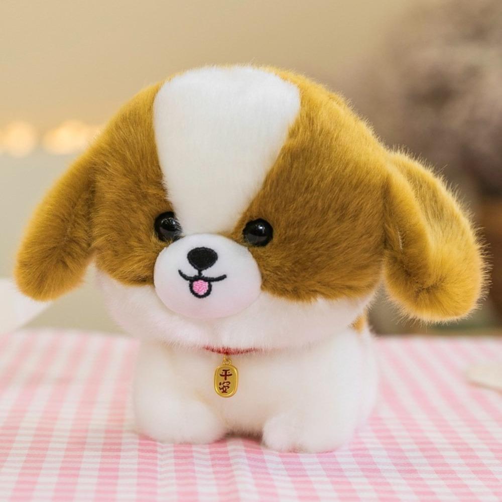 20cm Stuffed Animals Lifelike Puppy Plushies Doll  for Girls Boys Child Gifts