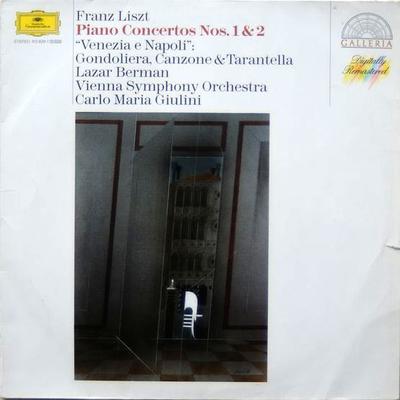 LP Record FRANZ LISZT, LAZAR BERMAN, WIENER S - Piano Concertos Nos. 1 & 2  "Venezi 4158391 Deutsche Grammo 1986 Germany Classical Used