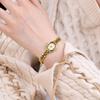 GEDI Marke Damenuhr Exquisite Leichte Luxus Retro Gold Armbanduhr Nische High-End Damenmode Quarz Armbanduhren Geschenk