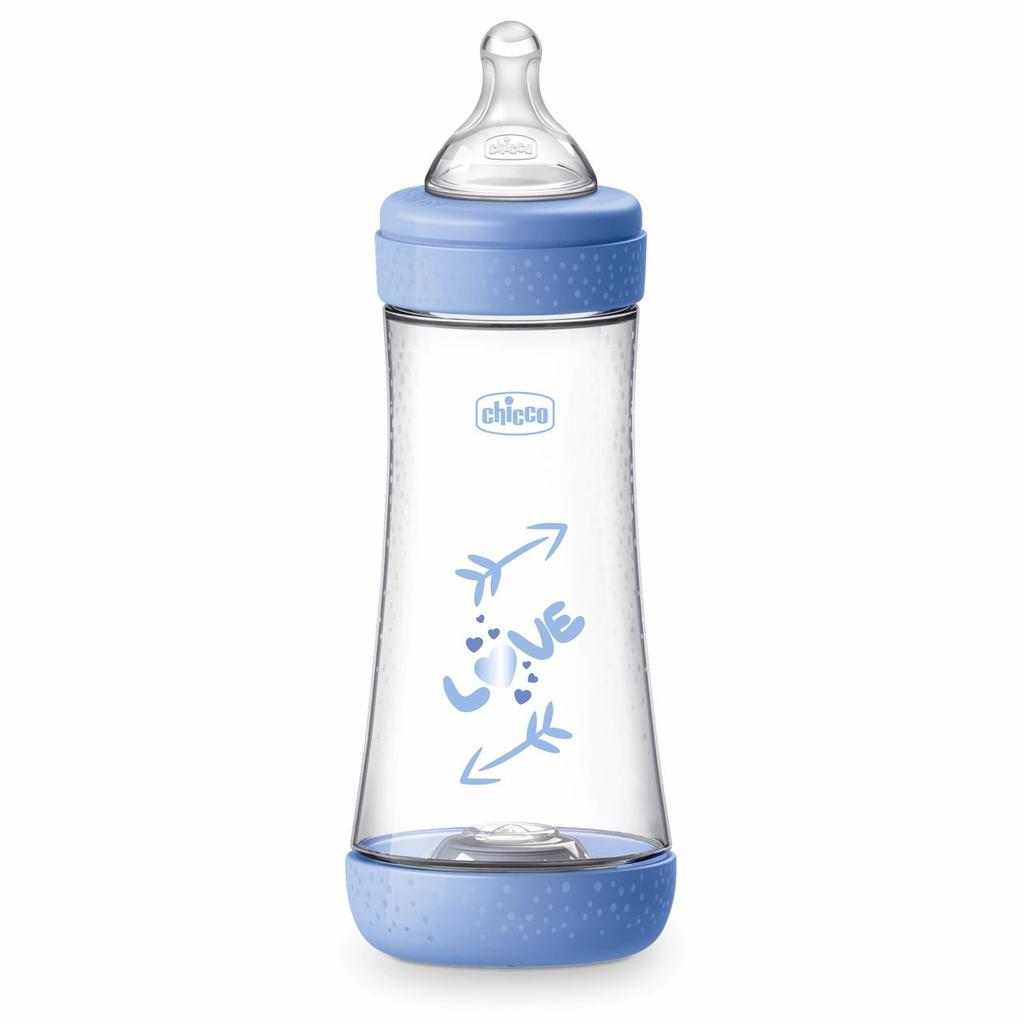 CHICCO 00020235210040 Flasche P5 Kunststoff Silikon 300 ml Fast Boy