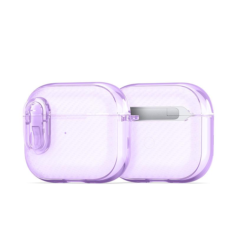 AirPods Pro & AirPods 3 Transparente Eis Kristall Kohlefaser Schutzhülle
