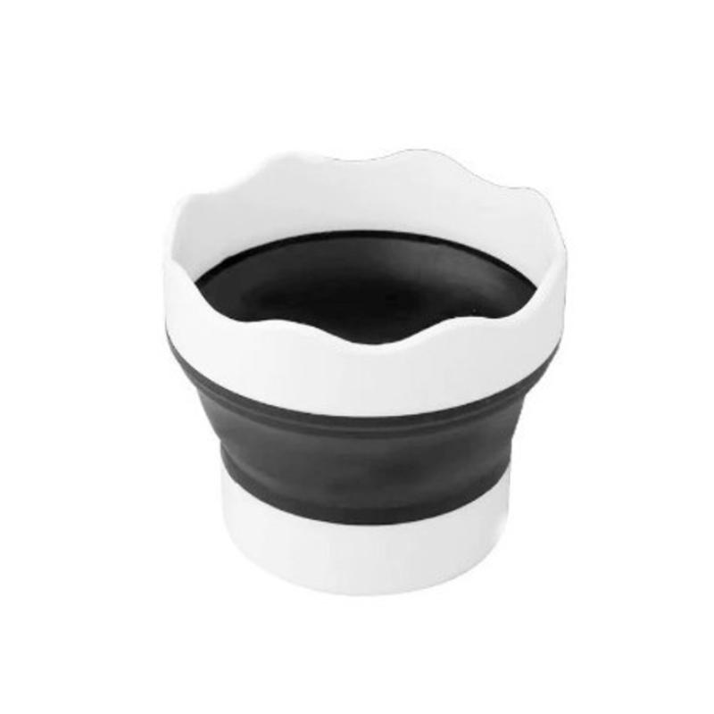 Portable Collapsible Paint Brush Washer Silicone Mini Wash Water Bucket Holder Cup Watercolor Acrylic Oil Painting Cleaner