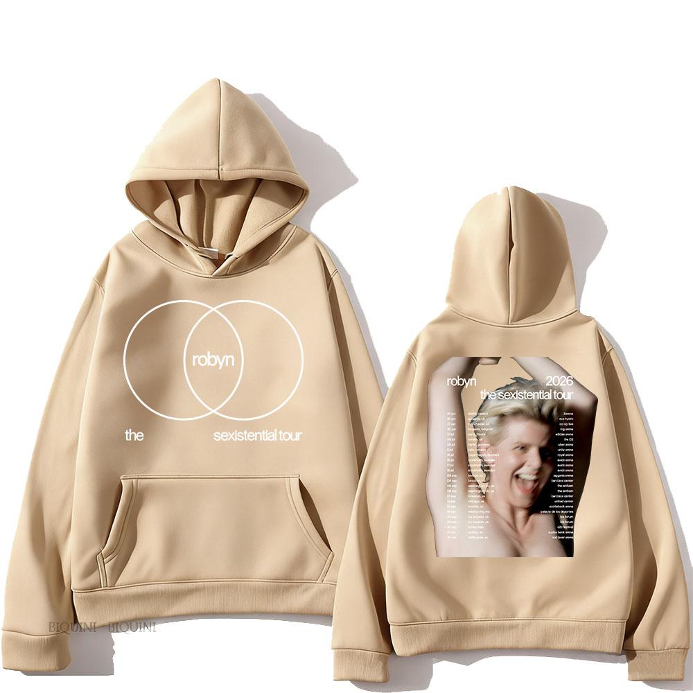 

The Sexistential Tour 2026 Hoodies Robyn Graphic Sweatshirt Long Sleeve Hooded Pullovers Print Clothing XXXL