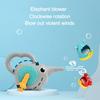Manual Bubble Machine Sharks And Crab Shape Blowing Bubble Toy Cartoon Bathtub Soap Machine