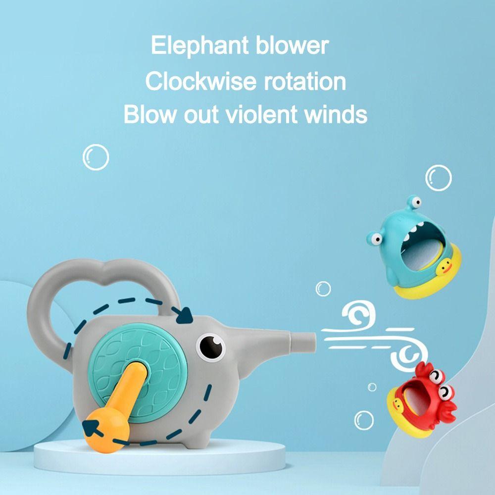Manual Bubble Machine Sharks And Crab Shape Blowing Bubble Toy Cartoon Bathtub Soap Machine