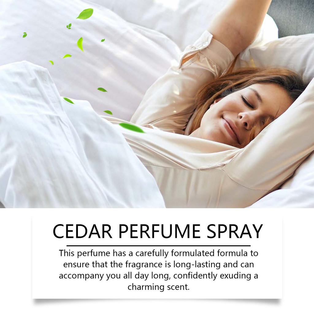 Elegant Cedarwood Eau De Toilette Natural Woody Floral Scented Fragrance 30ml