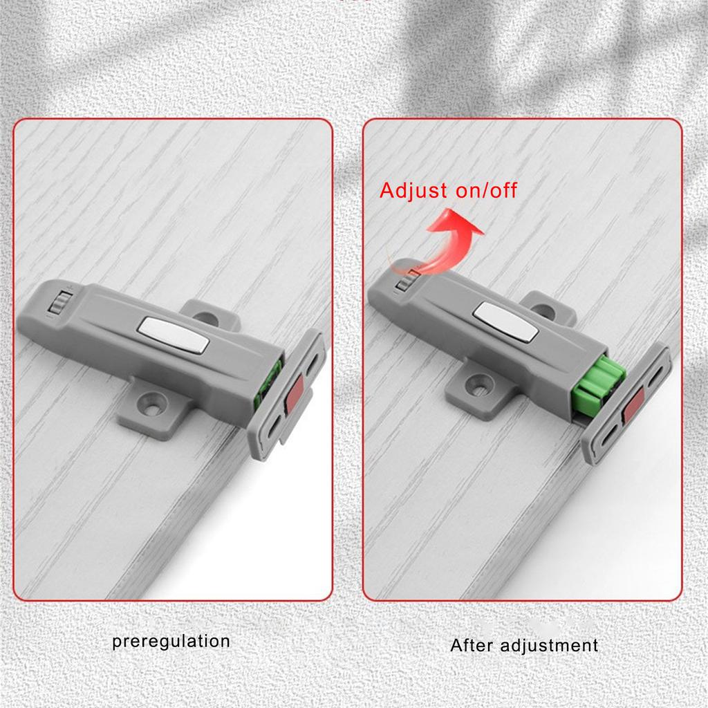 Skříňkové západky Push Open Dotykové západky Odskokový zámek Samozamykací zařízení Zatlačovací typ Zarážky Západky Odolné