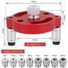 Vertical Drill Guide with Dowel Hole Drill Drill Positioning Straight Hole Puncher for Hand Drill Woodworking Tool 3/4/5/6/7/8/9/10mm Sleeves, Guide,