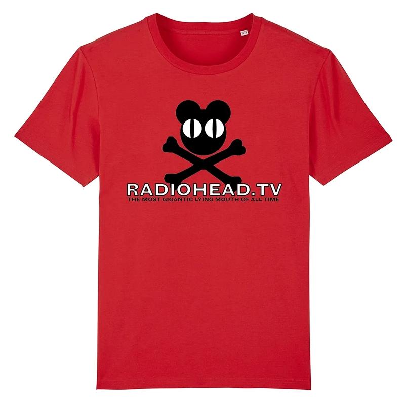 2025 Radiohead, Americké retro klasické nadměrné tričko s krátkým rukávem z rockové punkové kapely