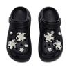 Crocs EVA Bubble Jellyfish Floating Garden Sweet Hole Shoes Unisex Black