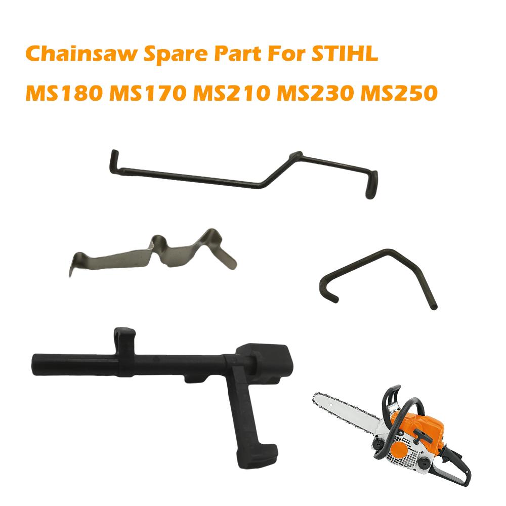 

Тяга газу для STIHL MS180 MS170 MS210 MS230 MS250 Важіль підсосу Вал перемикача Контактна пружина Комплект Запчастина для бензопили