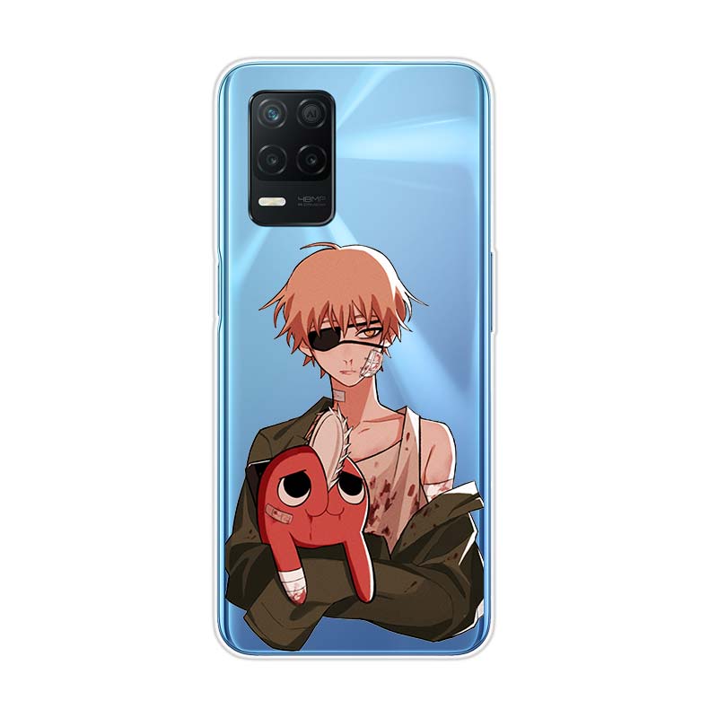 Anime Chainsaw Man Pentru Realme 8 8i V3 V5 GT Neo Flash Edition Explorer Master Neo2 Narzo 30 50i 50A C21Y Husă Telefon